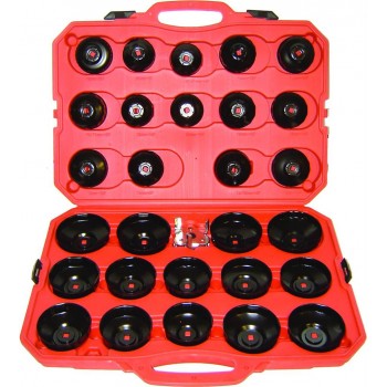 Rodac Canada Ensemble de clés pour filtre à huile de type godet - 30 pcs