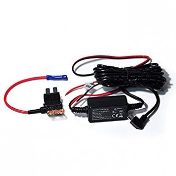 Kit d'installation filaire + Adaptateur à fusible pour Caméra de tableau de bord Mini port USB 5 broches