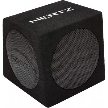 Hertz Dieci Caisson de basses audio de voiture 8 pouces 140W 4 Ohm actif 