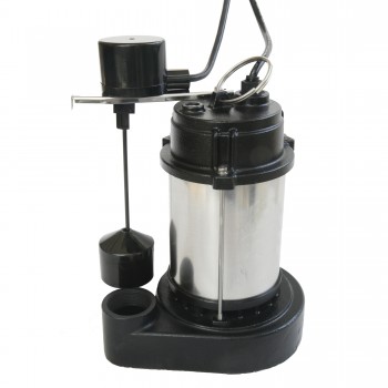 Pompe à boîtier en acier inoxydable et base en fonte 1/2HP