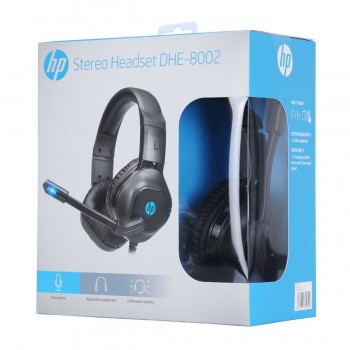 HP Casque de jeu Stéréo pour Cellulaire, PC, PS4, Xbox One, câble 2 m (DHE-8002)