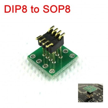 DIP8 to SOP8 Adapter SOIC8 Socket PCB 1.27mm / 2.54mm Adapter Converter