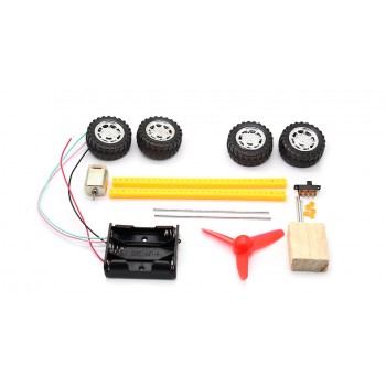 BRICOLAGE voiture de course alimenté avec hélice (grande)