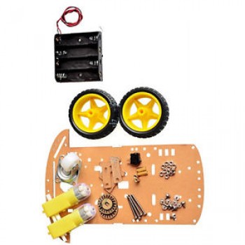 Voiture Intelligente 2 roues motrices codeur/boîtier de batterie Arduino 1:48