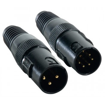 Connecteurs DMX XLR 3-Broches et 5-Broches de Accu-Cable