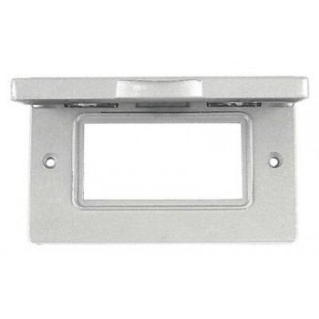 Duplex & GFCI Outlet Cover - Single Gang Horizontal (White)