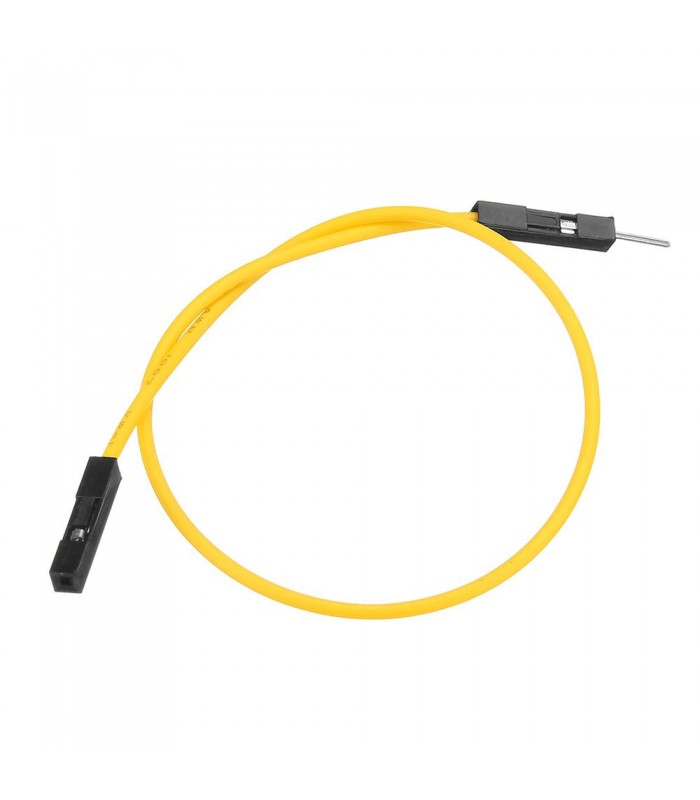 Câble Dupont 30cm Mâle à Mâle 1P Jaune pour Arduino - Paquet de 10