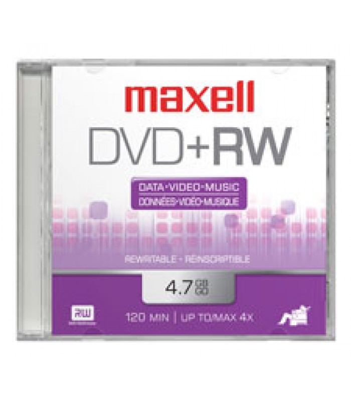 DVD+RW 4.7 Go 4X de Maxell - Paquet de 15