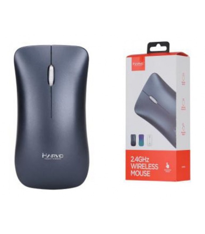 Marvo Office 2.4G Wireless Mouse 3 Buttons 4D DPI: 1000/1200/1600 3 Million Clicks 500mA Built In Battery Black (DWM102BK)