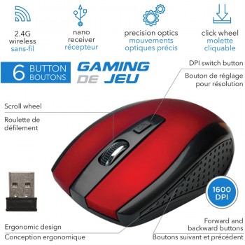 eLink 2.4G wireless gaming optical mouse