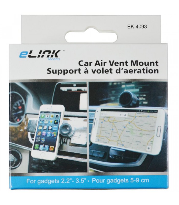 Support de cellulaire pour bouche d'aération de eLink