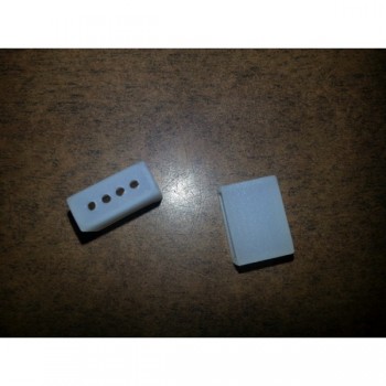 Global Tone Rubber End for Led Strip, 4 Holes for 4 wires, ip 68