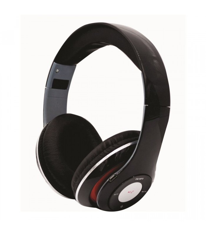 ESCAPE High-definition hands-free Bluetooth headphones feature built-in MP3 player with Micro SD card (not included) and FM radio