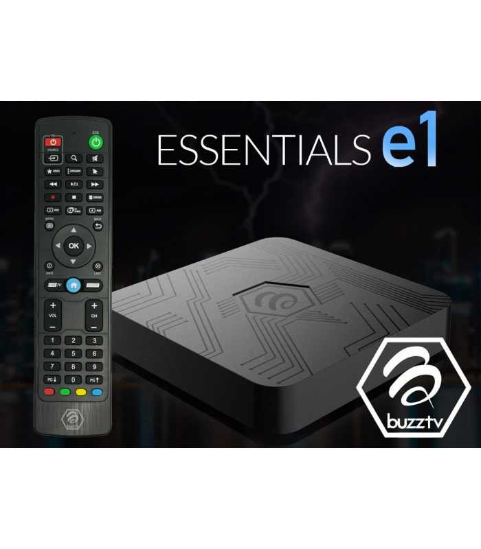 Buzztv Essentials E1 IPTV Boîte Android