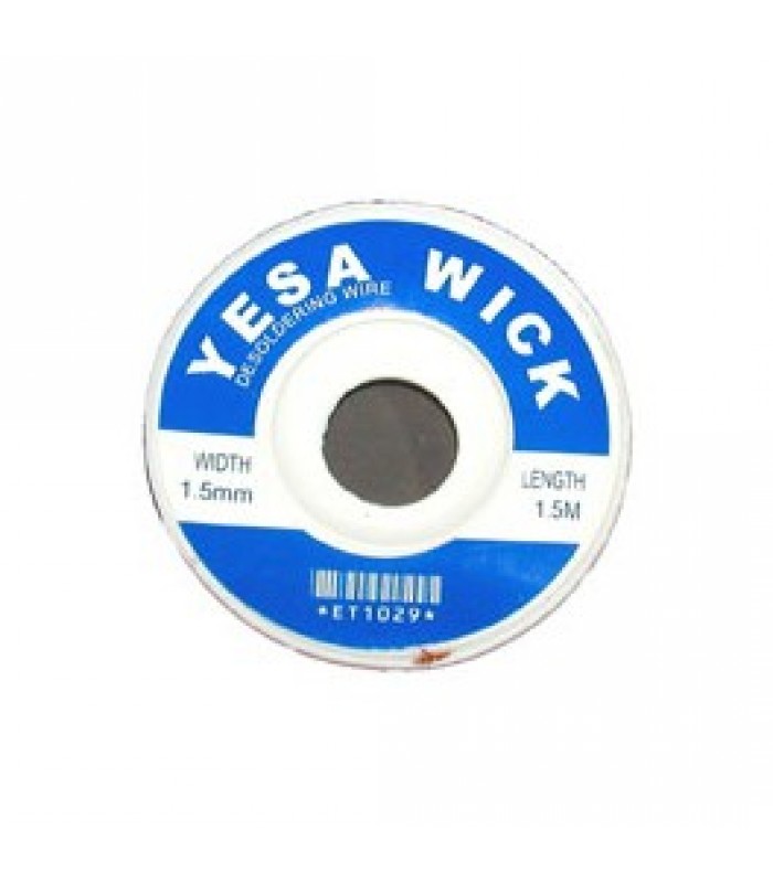 Yesa Desoldering Wire Solder Wick 1.5m x 1.5mm