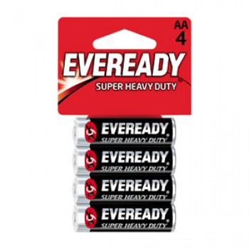 Eveready Super Heavy Duty Batteries AA - Pack of 4