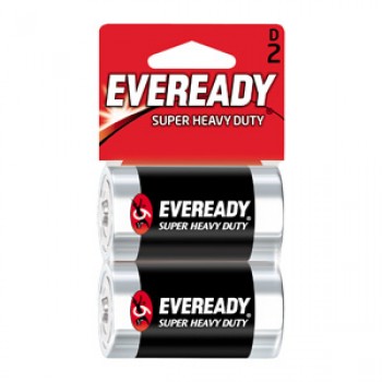 Piles Eveready Super Heavy Duty D - Paquet de 2