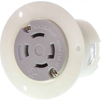 Flanged Outlet NEMA L14-30R Female