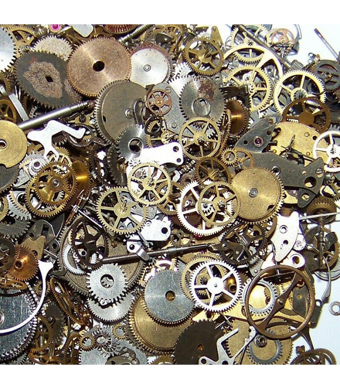 10g sac bricolage montre-bracelet vintage steampunk pièces anciennes engrenages roues steam punk