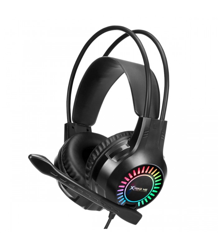 Casque de jeu stéréo GH-709 avec rétro-éclairage RGB pour Cellulaire, PC, PS4, Xbox One, câble 1.8 m Xtrike