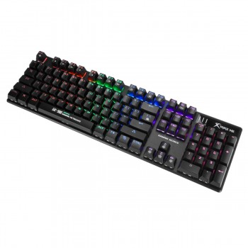 Xtrike Me Luminous multicolor Gaming Keyboard GK-980, Mechanical, 104 keys, USB cable 1.5m