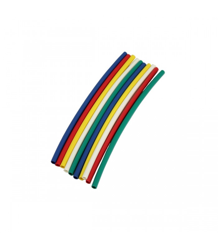 Global Tone 6 Heat Shrink Tubing Glue, Dual Wall, 5/16, 3:1, 5 colors, Bag of 10pcs