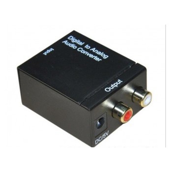 Convertisseur audio numérique Toslink vers audio analogique RCA de Global Tone