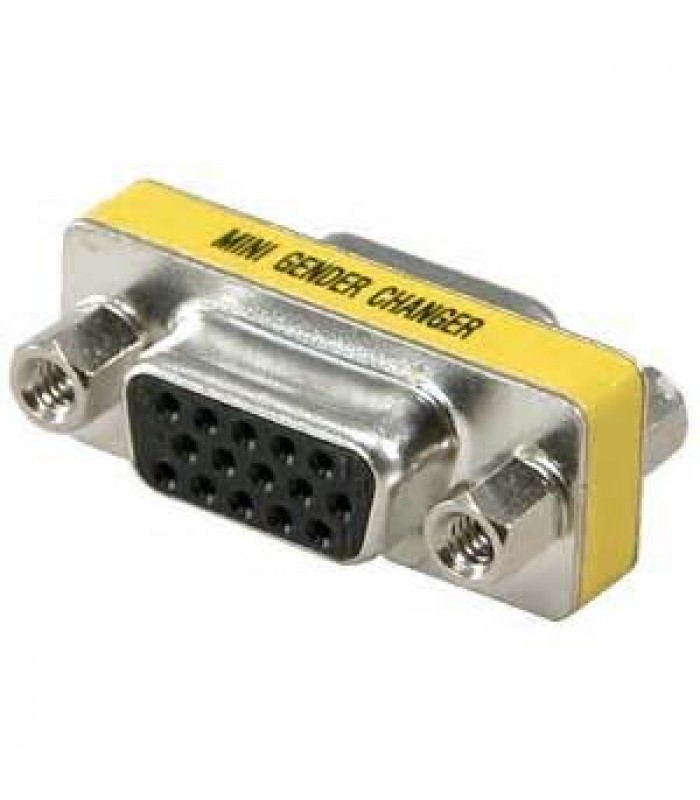 Global Tone Gender changer VGA coupler DB15 female to DB15 female