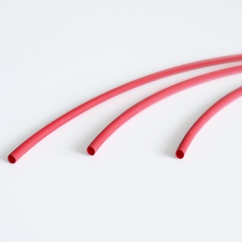 Tube thermorétractable 3/4" Rouge 2:1, 4 pi. de Global Tone