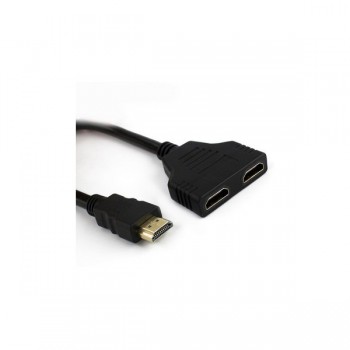 Diviseur Vidéo, HDMI mâle à 2 HDMI femelle (1 entrée, 2 sorties) de Global Tone