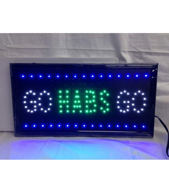 LED Flashing Sign - GO HABS GO