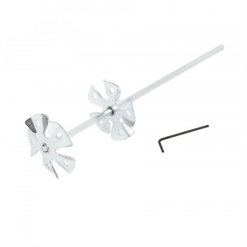 Goldblatt 1/4 in x 11 in Two Wheel Mud Mixer