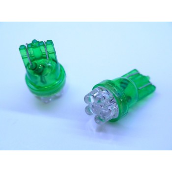 Global Tone T10 6 LED Green Light Car Indicator Lamp (12V / 2 PCS) 
