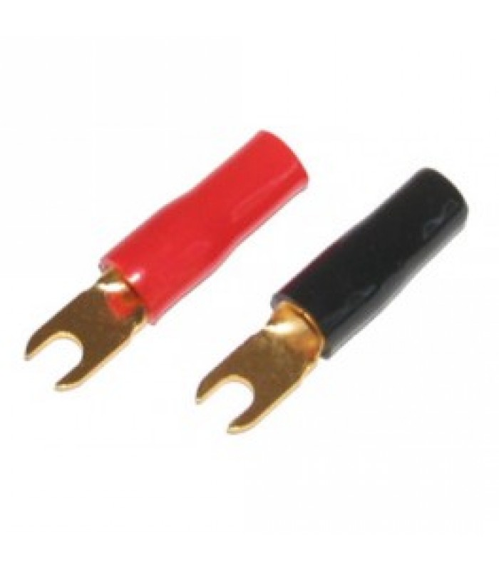 Power Pro Audio 4GA #6 Car Audio Spade Terminal - Pack of  2