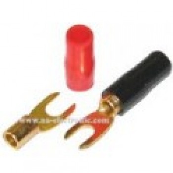 Power Pro Audio 10GA #8 Car Audio Spade Terminal - Pack of  2