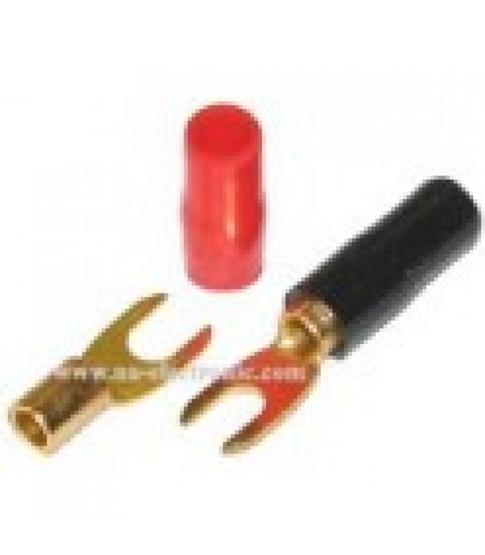 Power Pro Audio 10GA #8 Car Audio Spade Terminal - Pack of  2