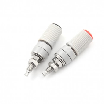 High Current M5 Type 4mm Female Banana Jack Socket Test Binding Post - Pair
