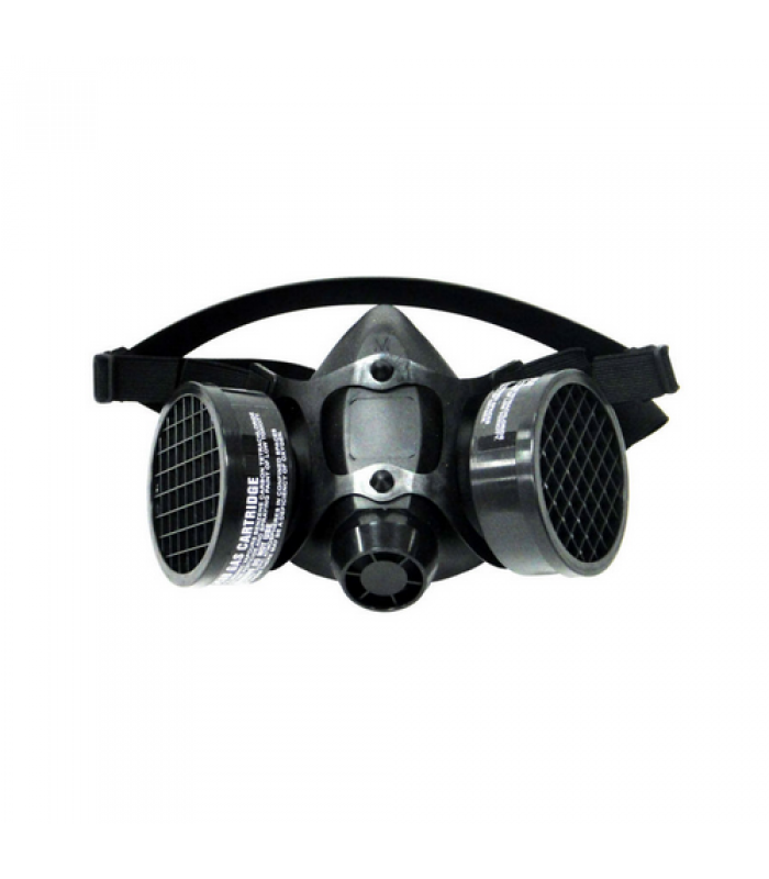 Twin cartridge respirator