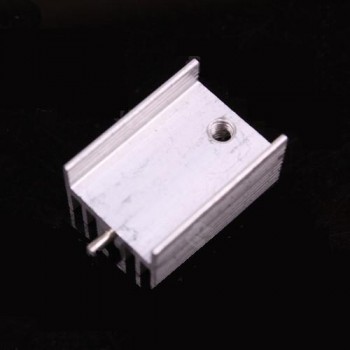 Dissipateur de chaleur pour transistors TO-220 avec Tige 21x15x10mm