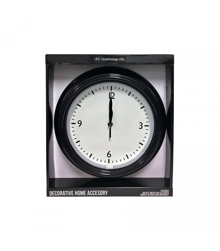 LED Wall Clock 12 in.