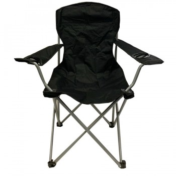 Chaise de camping 19x36 pouces - Noir
