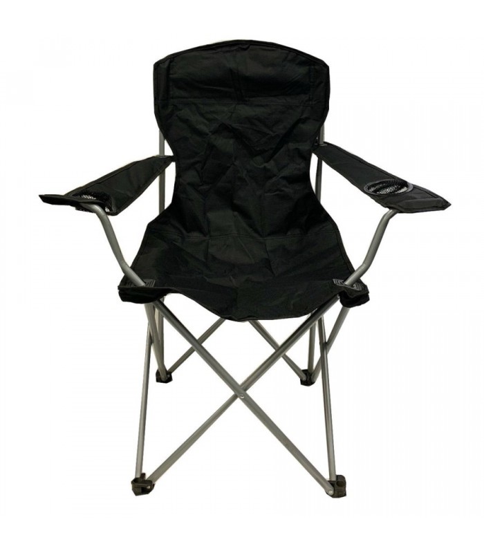 Chaise de camping 19x36 pouces - Noir