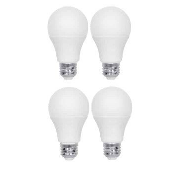 Dimmable LED Bulb A19 - 120V - 10W - E26 - 5000K - Pack of 4