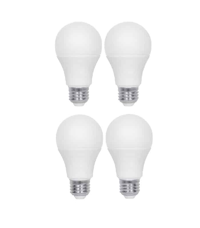 Dimmable LED Bulb A19 - 120V - 10W - E26 - 5000K - Pack of 4