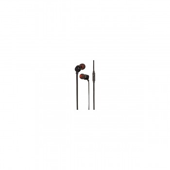 JBL T110 In-Ear Headphones with Remote and Mic, Black