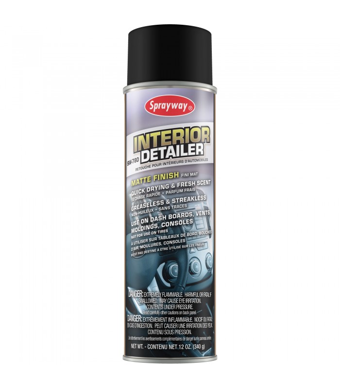 Nettoyant intérieur pour esthétique automobile Sprayway 340g