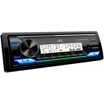 JVC DIN Vehicle Digital Media Receiver - Bluetooth/USB/AUX/Alexa/AM/FM