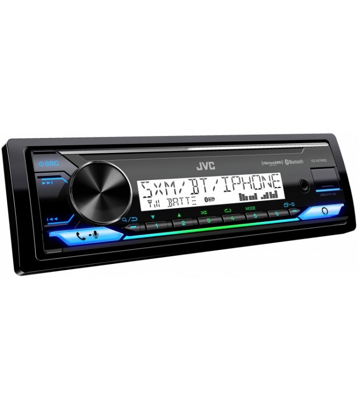 JVC Récepteur multimédia numérique DIN pour véhicule - Bluetooth/USB/AUX/Alexa/AM/FM