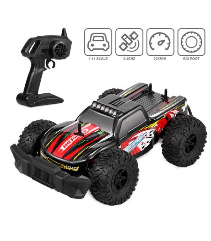 K14-1 2.4G Voiture RC Big Foot à Télécommande de Véhicule 1:14