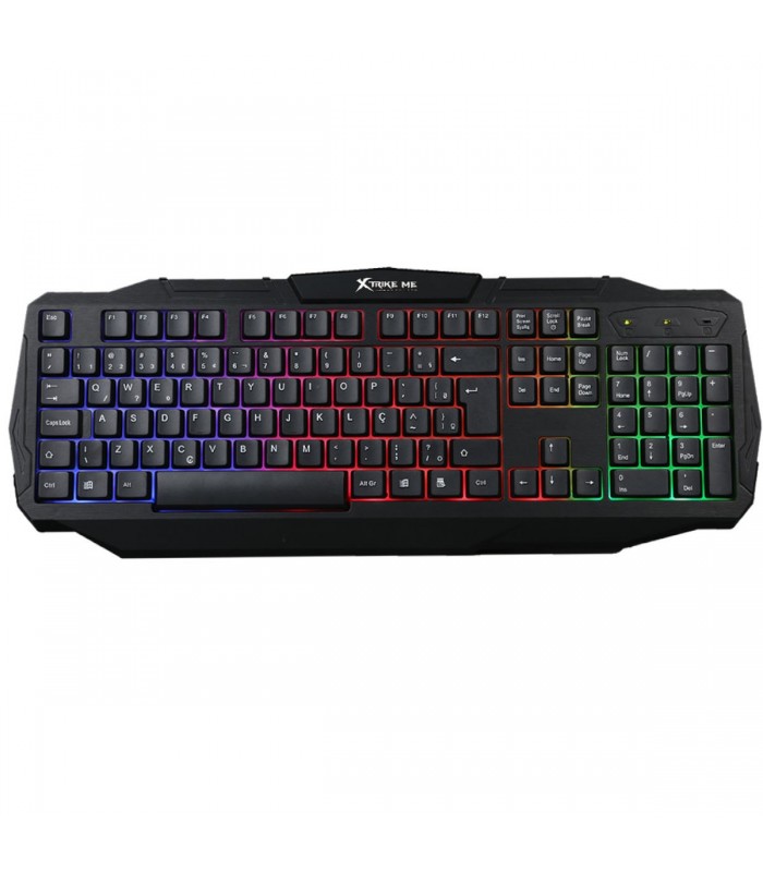 Xtrike Me Luminous multicolor Gaming Keyboard KB-302, Membrane, 104 keys, USB cable 1.5m